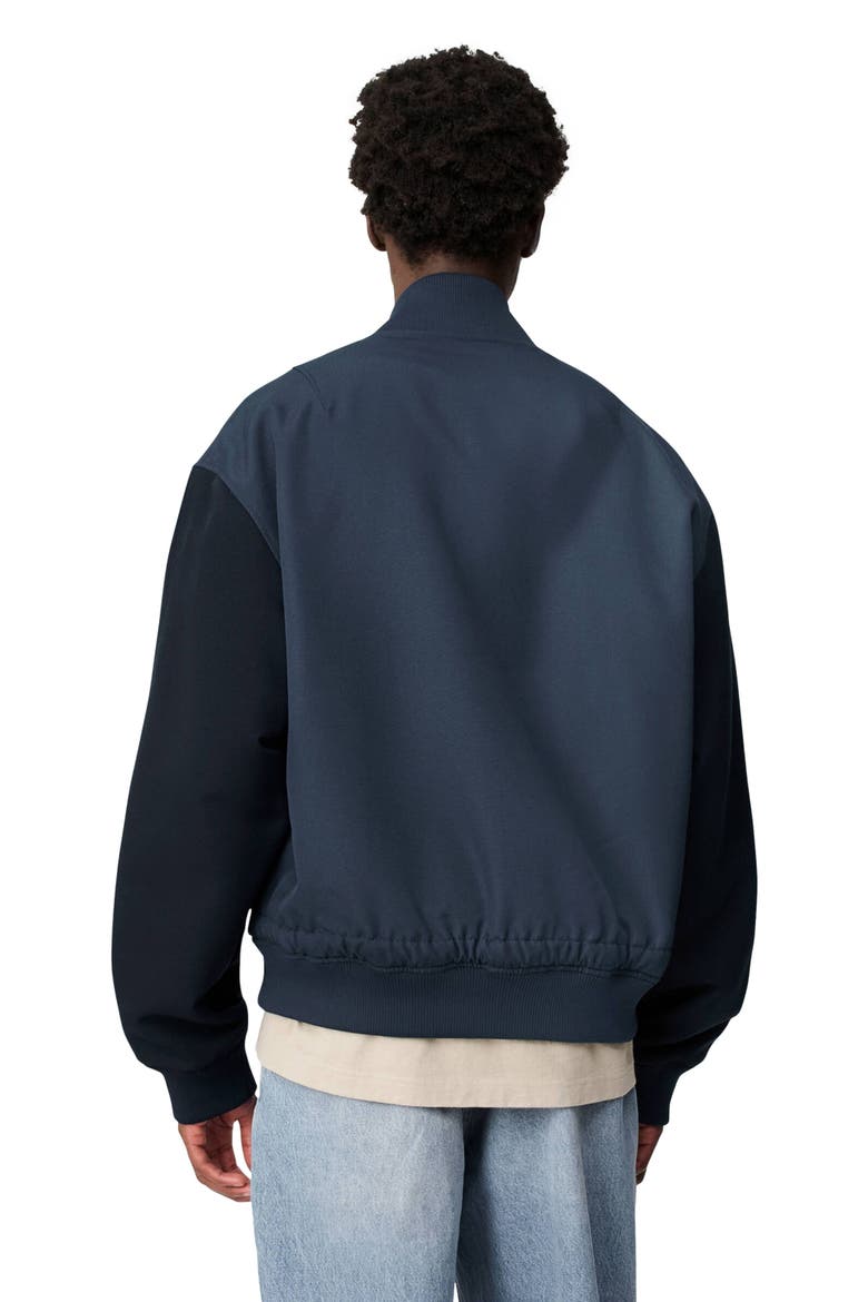 Archer Bomber Jacket, Alternate, color, Navy