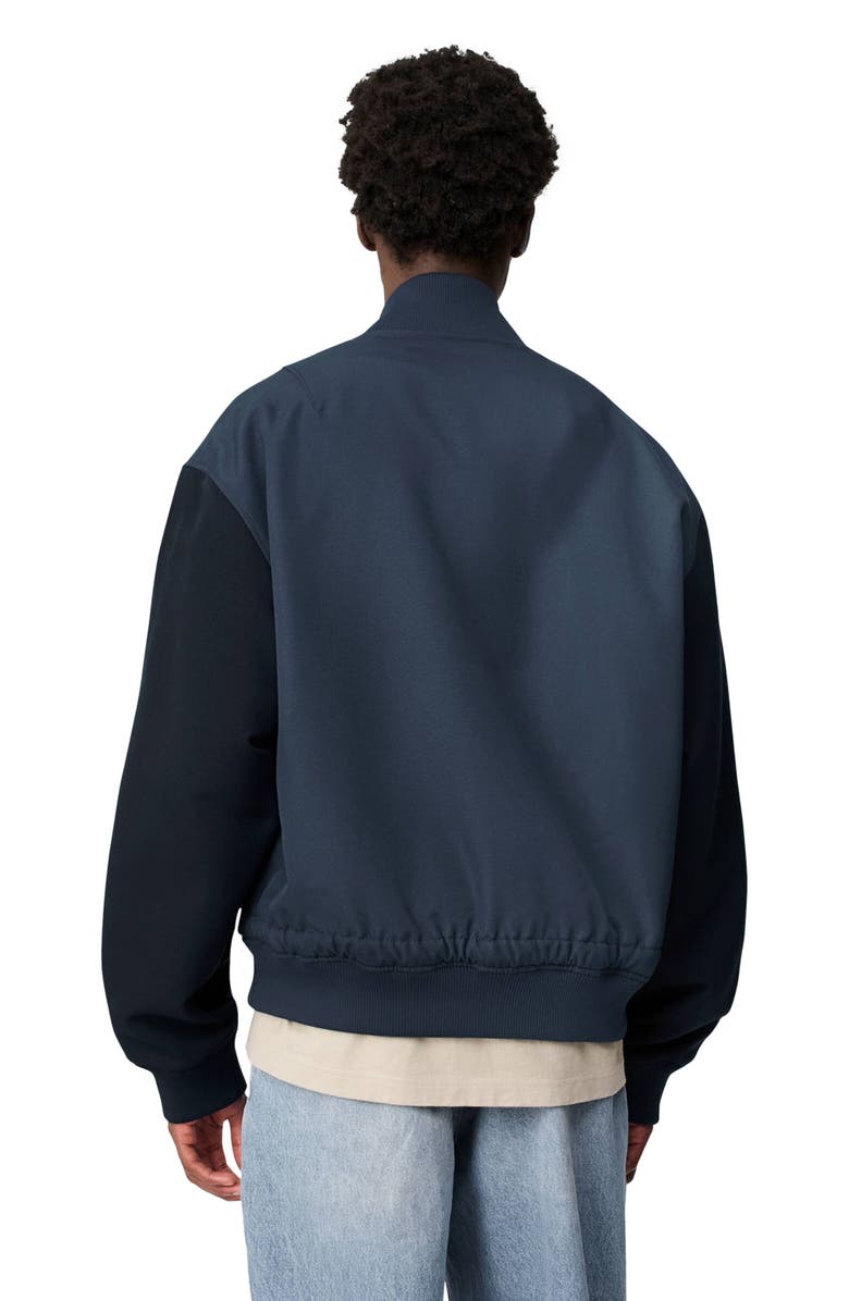 Axel Arigato Archer Bomber Jacket, Alternate, color, Navy