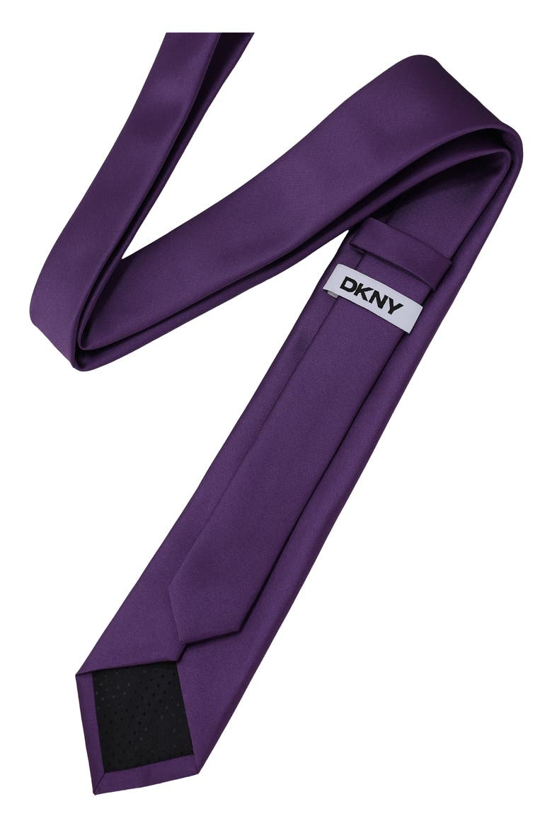 Satin Tie, Alternate, color, PURPLE