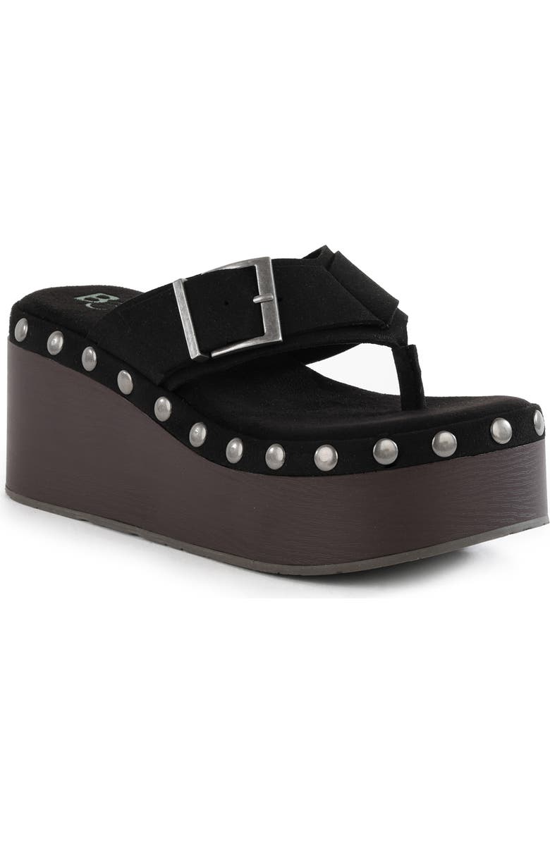 BC Footwear Starfish Platform Sandal, Main, color, Black