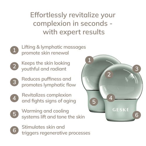 Geske Smartappguided Cool & Warm Face & Body Massager | 7 In Green