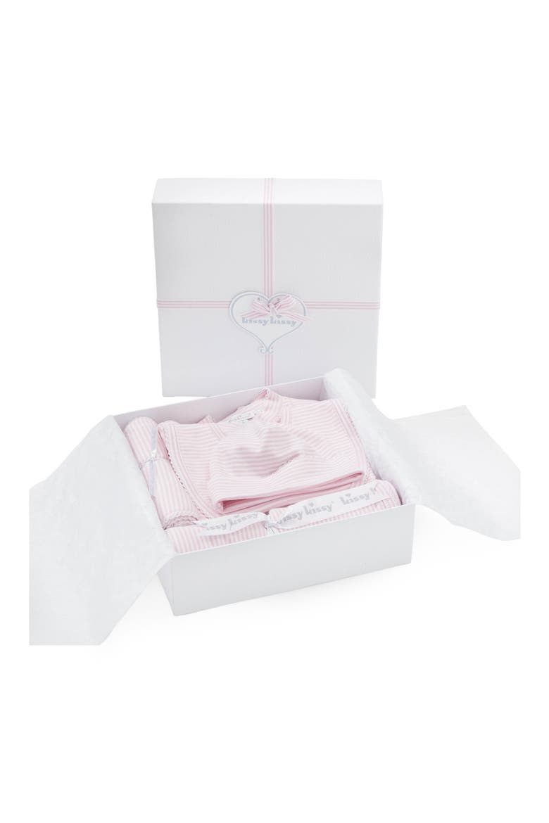 Simple Stripes 5-Piece Set, Alternate, color, PINK