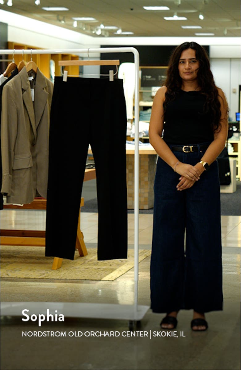 Stretch Wide Leg Pants, sales video thumbnail