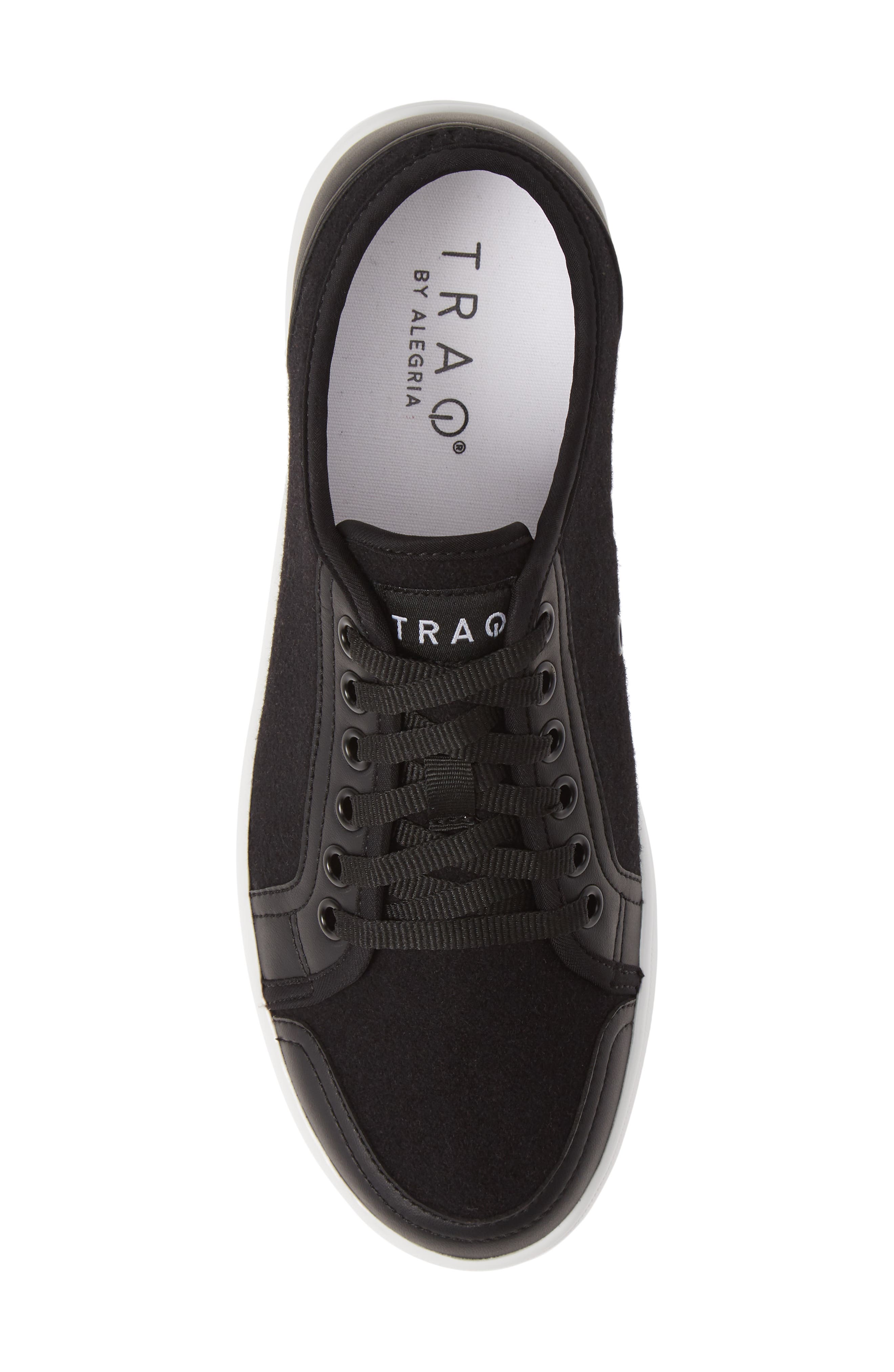 Alegria Lyriq Sneaker, Alternate, color, WOOLY BULLY BLACK FABRIC
