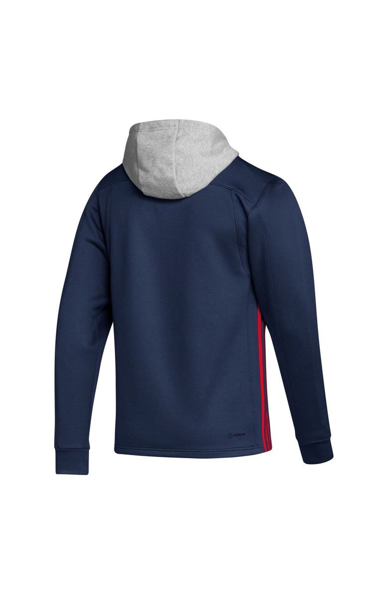 adidas Men's adidas Navy Washington Capitals Skate Lace Primeblue Team Pullover Hoodie, Alternate, color, 