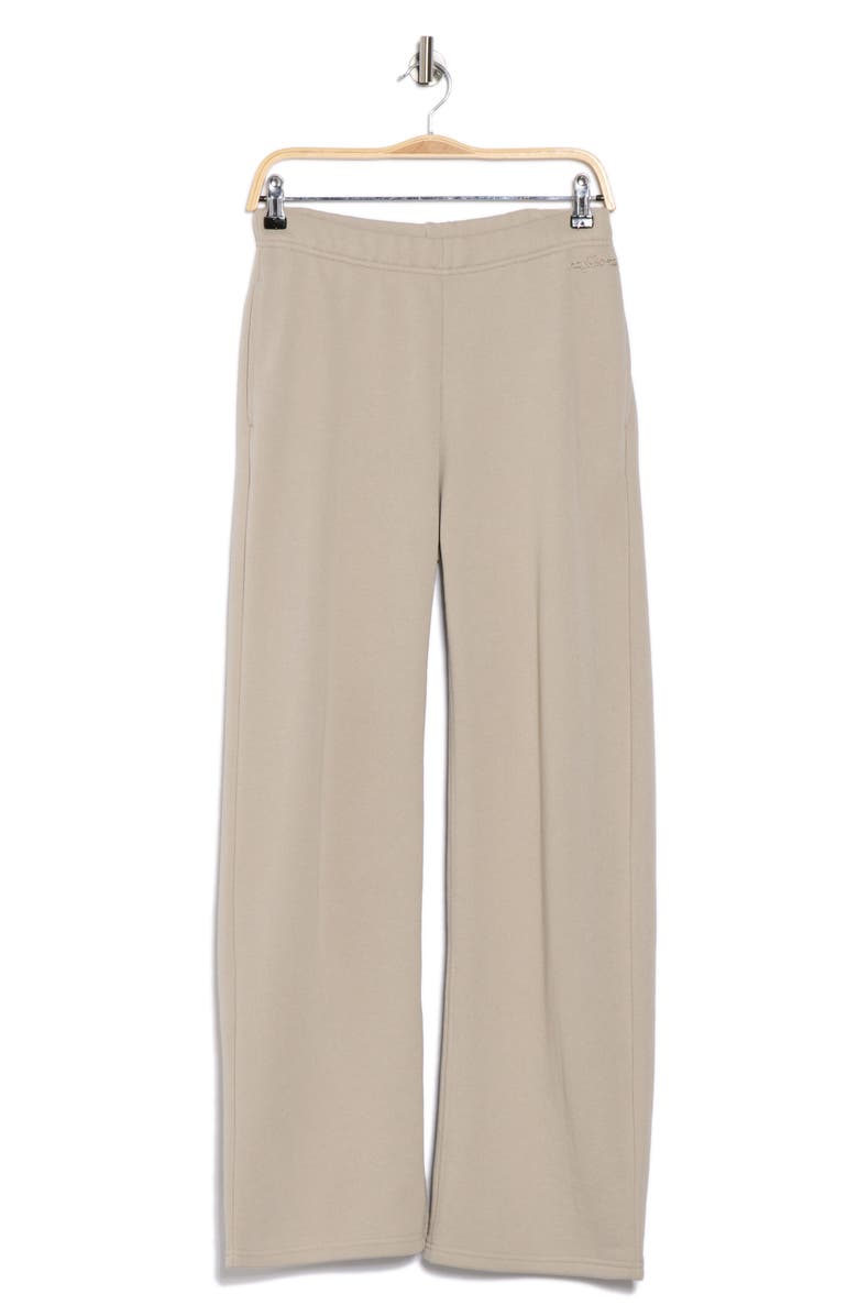 rag & bone Terry Wide Leg Sweatpants, Alternate, color, Fossil