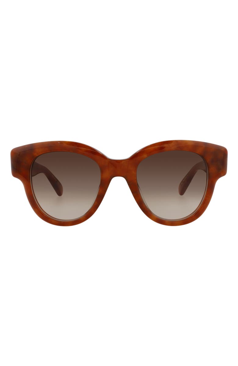 Pomellato 49mm Novelty Round Sunglasses, Main, color, Havana Havana Brown