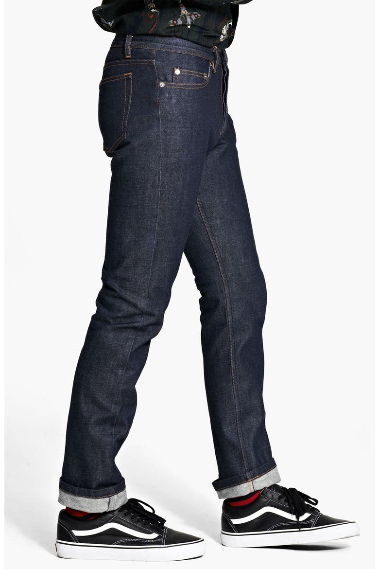 'New Cure' Slim Leg Jeans, Alternate, color, BLUE