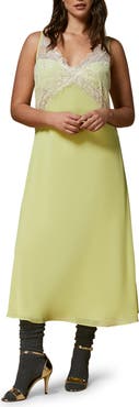 Marina Rinaldi Double Layer Georgette Slipdress
