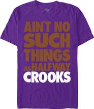 Crooks & Castles Men's Ain't No Such Things Quote Short Sleeve Graphic T-Shirt