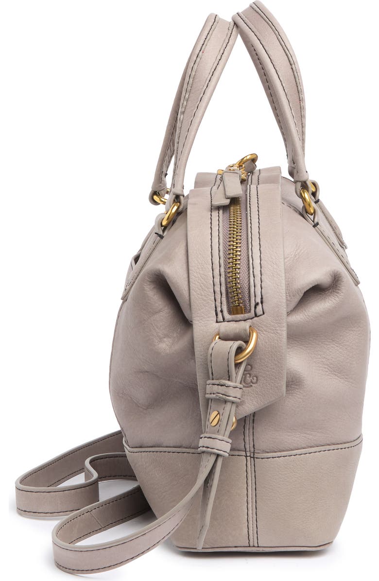 AMERICAN LEATHER CO. Willow Leather Draped Satchel Bag, Alternate, color,