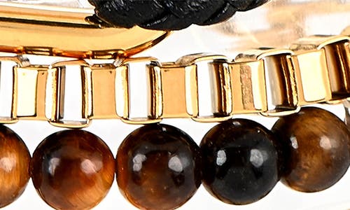 American Exchange Set Of 4 Assorted Stackable Bracelets