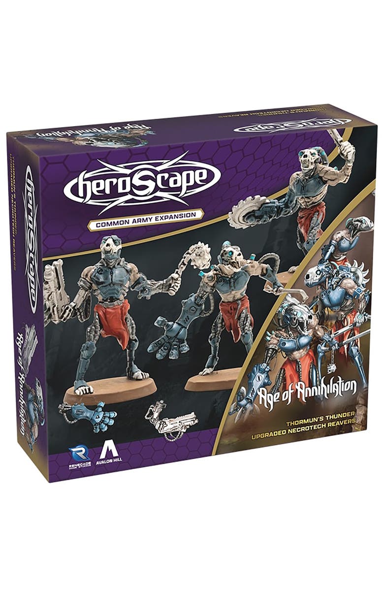 Renegade Game Studios Heroscape, Upgraded Necrotech Reavers Common Army Expansion, Main, color, 