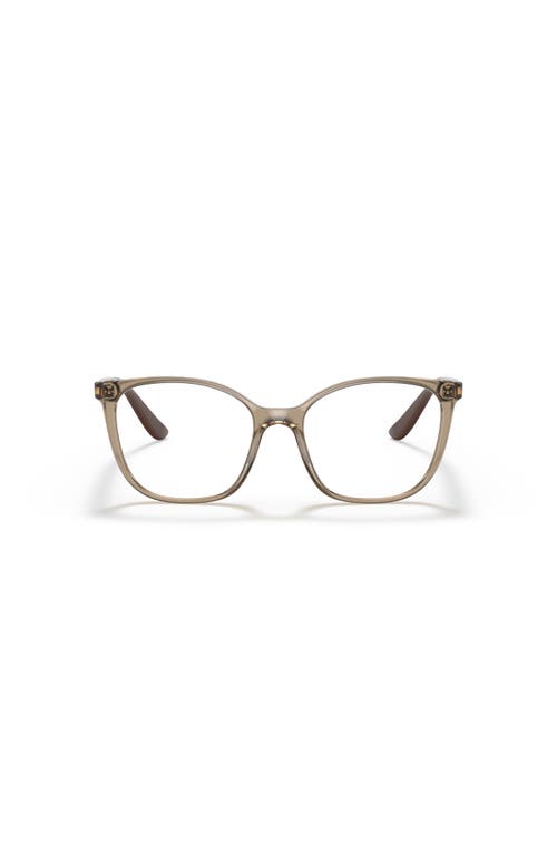 Vogue Eyewear 52mm Rectangle Optical Glasses In Neutral