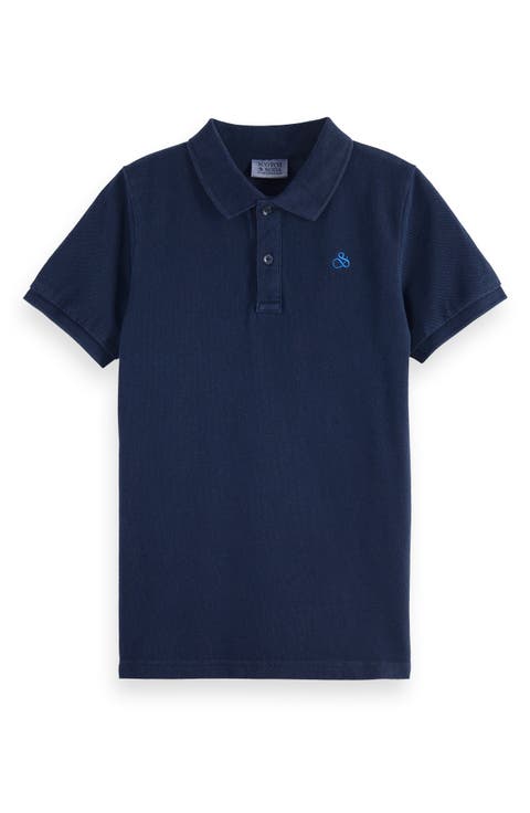 Kids
 Core Garment Dyed Cotton Piqué Polo (Big Kid)