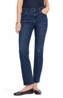 NIC+ZOE Frayed Ankle Demi Bootcut Jeans
