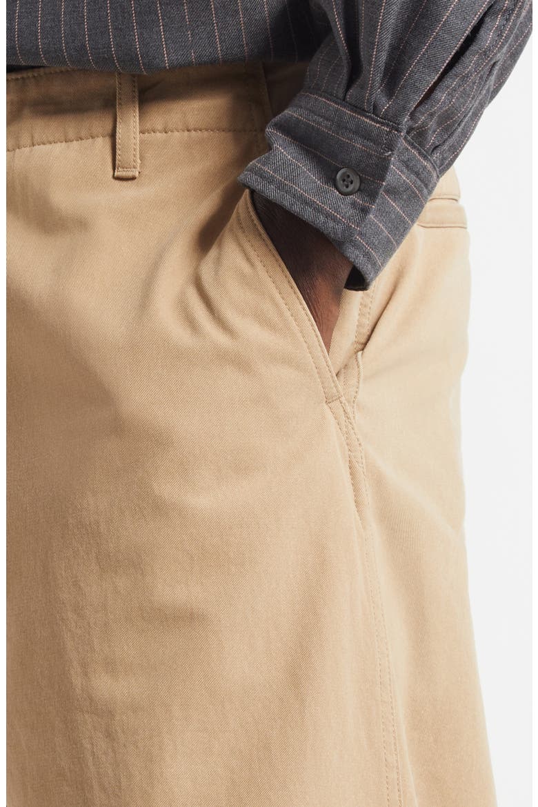 Military Cotton Twill Straight Leg Pants, Alternate, color, KHAKI