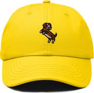 Dalix Dachshund Embroidered Dad Cap
