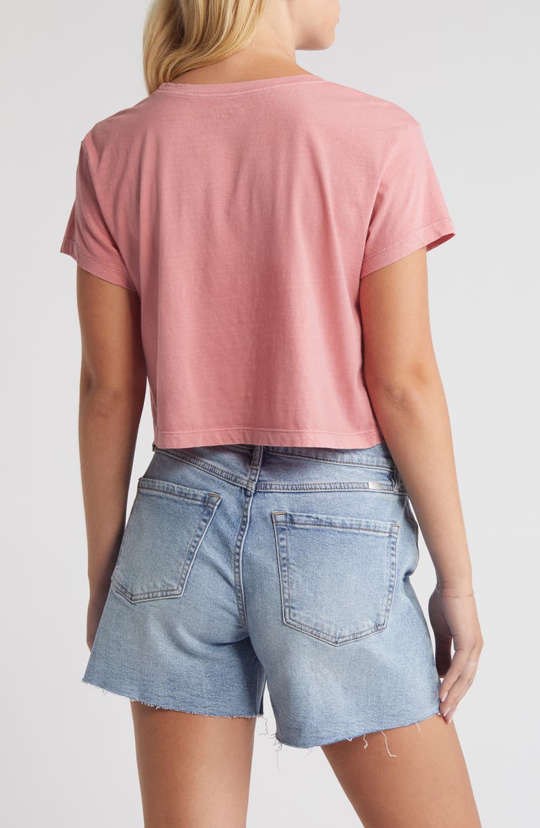 Roxy Kinda Salty Cotton Graphic Crop T-Shirt, Alternate, color, 