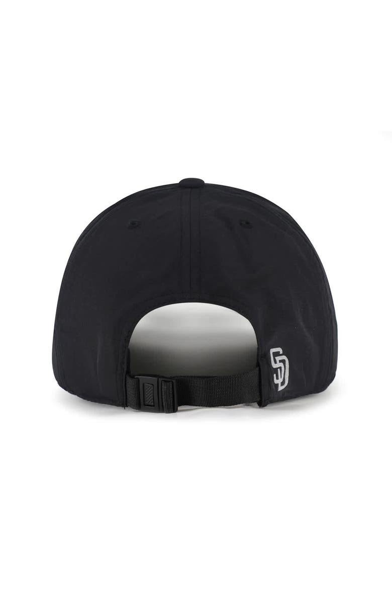 Men's '47 Black San Diego Padres Quiet Outdoors Hitch Adjustable Hat, Alternate, color, Black