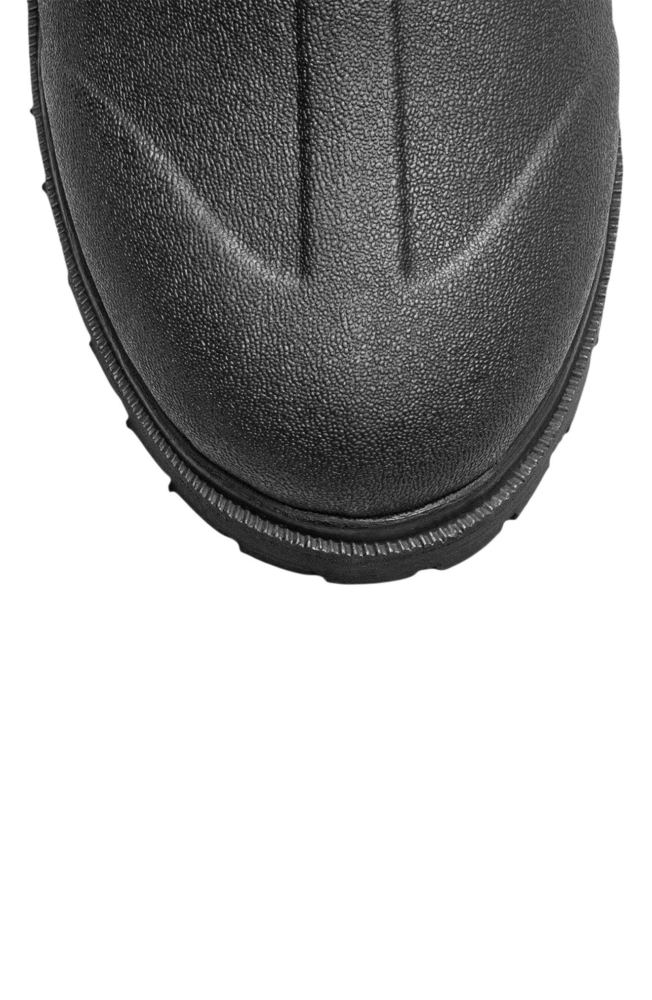 Roper Waterproof Rain Boot, Alternate, color, BLK AND BRN