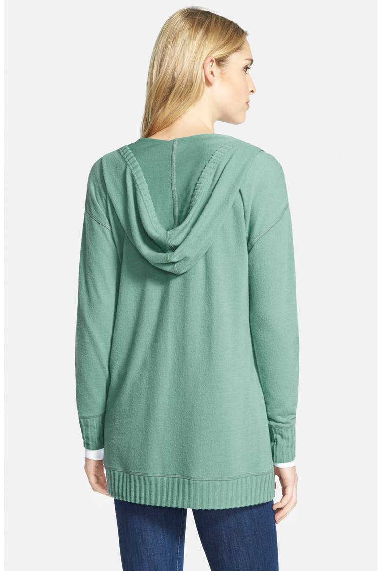 Hooded Tunic, Alternate, color, GREEN DEEP SEA