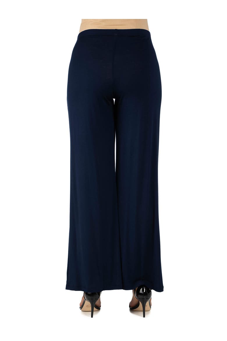 Maternity Solid Color Palazzo Pants, Alternate, color, Navy