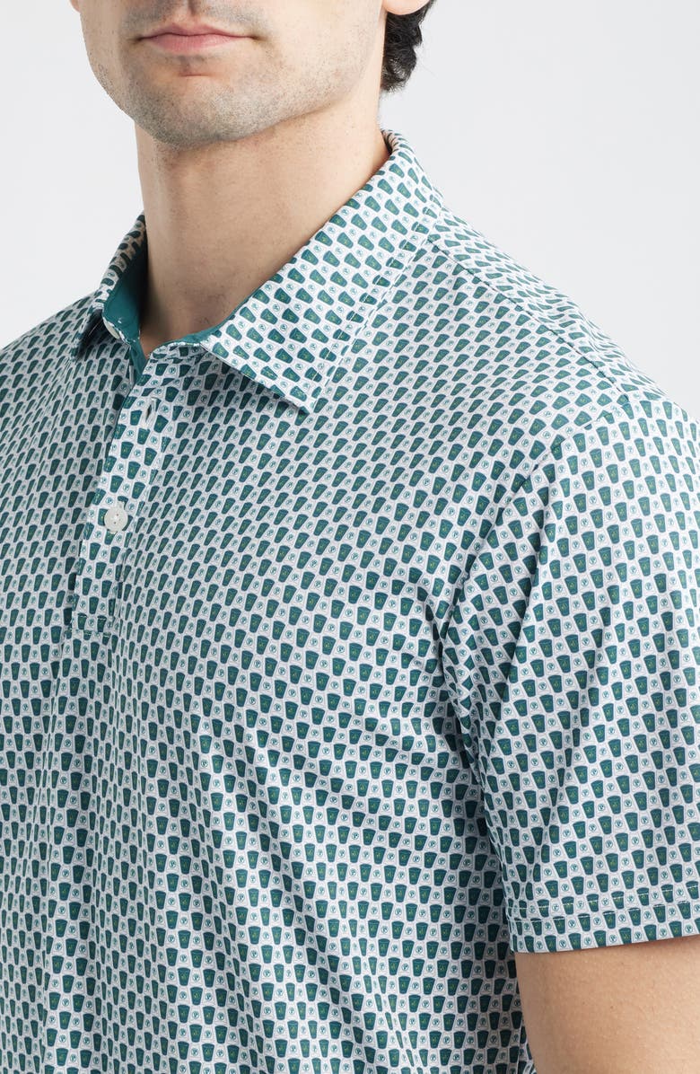 Swannies Tradition Performance Golf Polo, Alternate, color, Forest