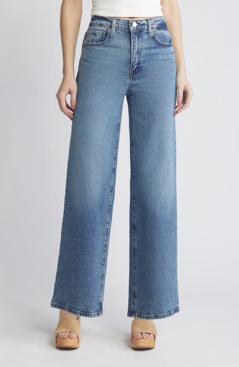 Le Pixie Jane Ankle Wide Leg Jeans (Lomina) (Petite)