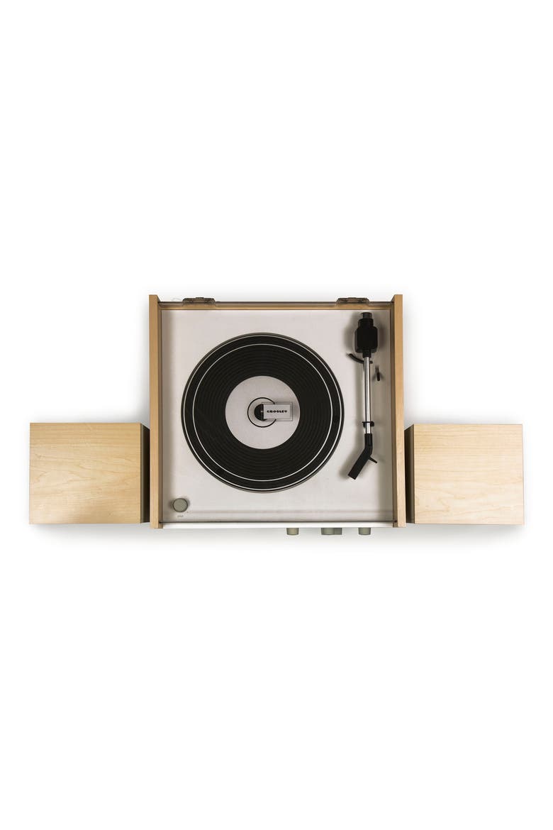 Switch II Turntable & Speakers Entertainment System, Alternate, color, NATURAL