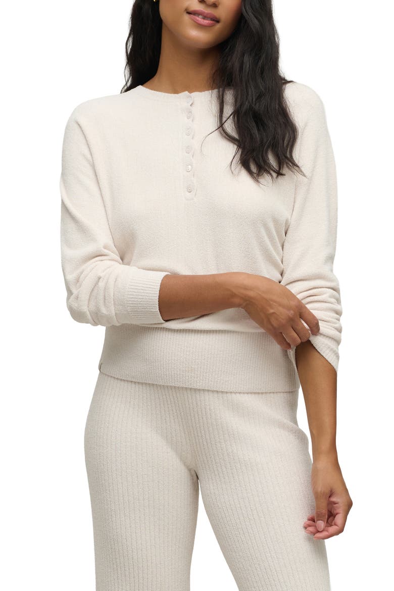 CozyChic Ultra Lite® Scallop Dolman Henley, Main, color, SAND DUNE