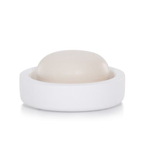 Domus White Matte Soap Dish