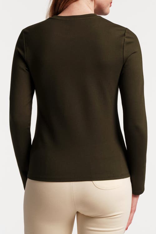 Frances Valentine Ballet Top In Green