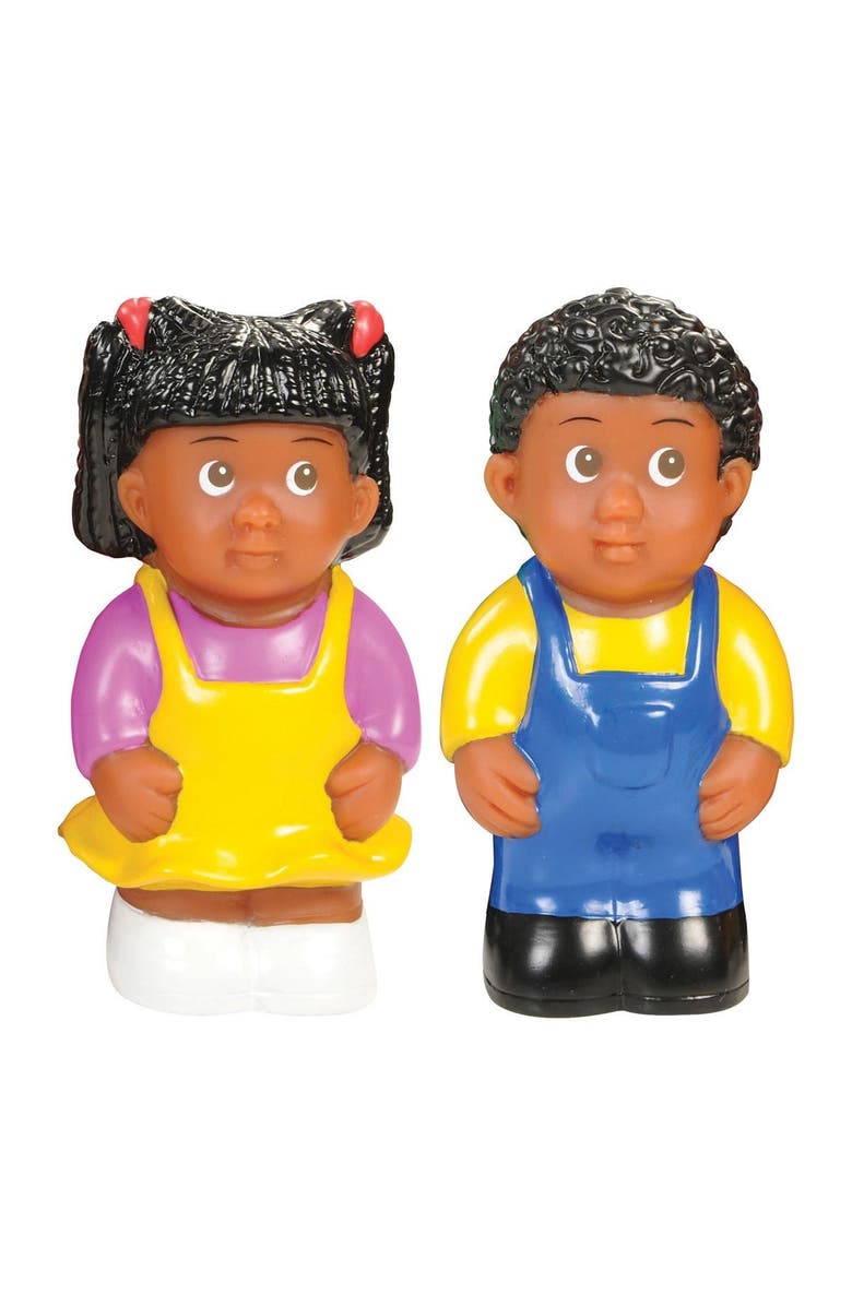 Kaplan Early Learning Company African American Family - Set of 4, Alternate, color, Multicolored