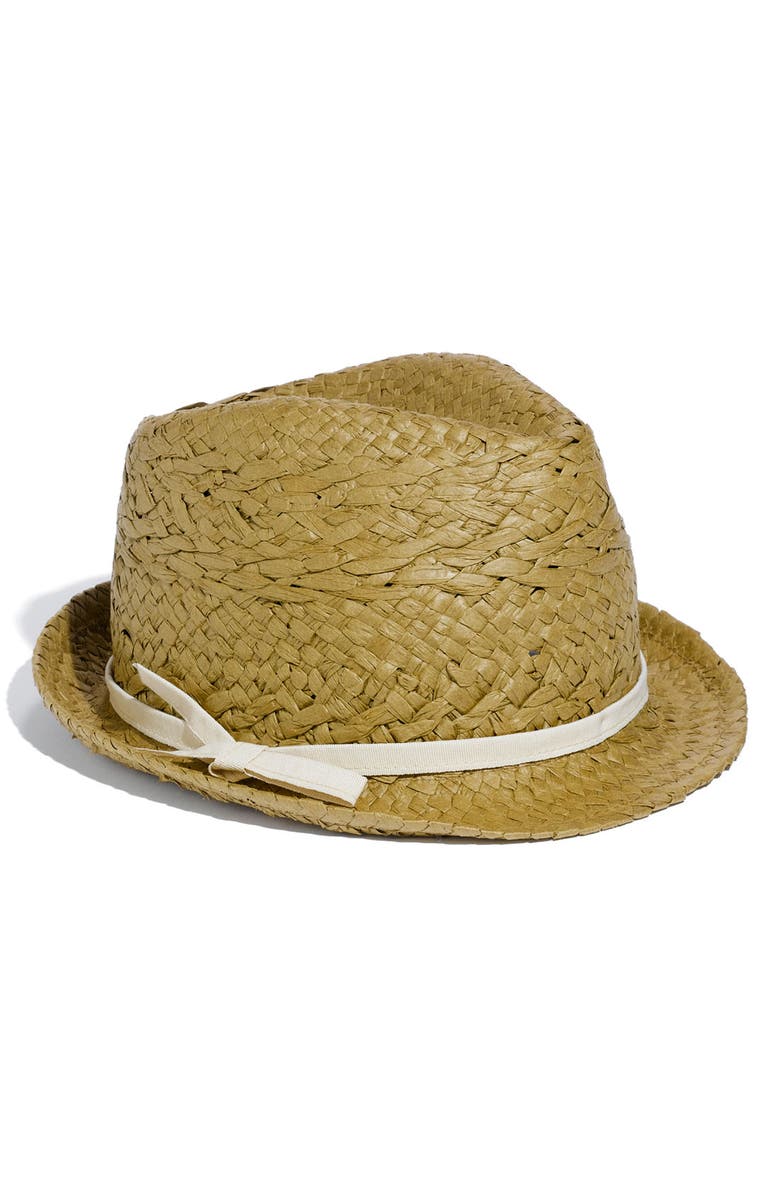 David & Young Straw Fedora, Main, color, 