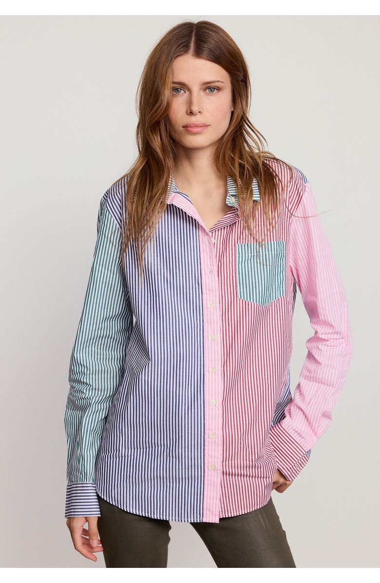 The Shirt by Rochelle Behrens The Boyfriend Shirt Multi, Alternate, color, Multicolor Forest