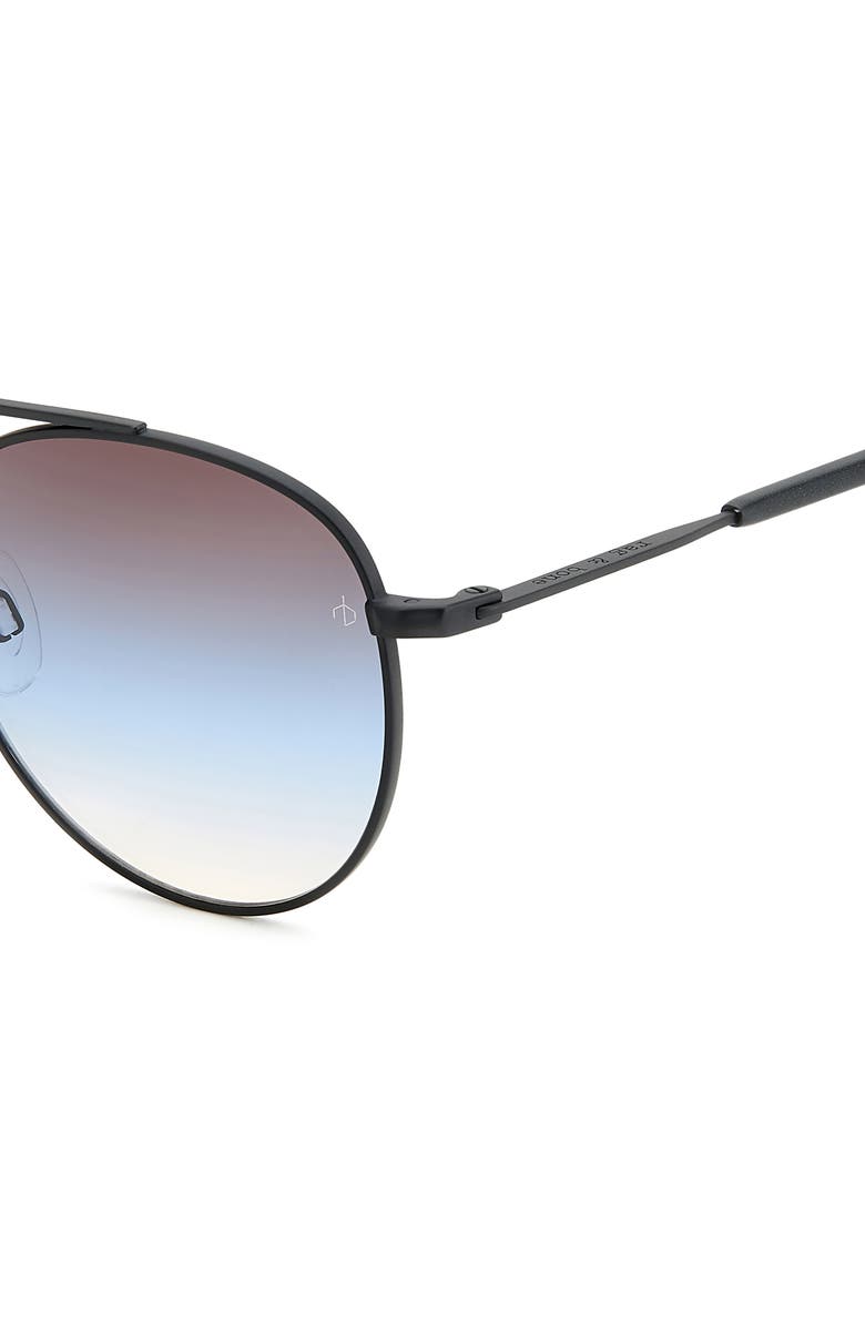 rag & bone 51mm Round Sunglasses, Alternate, color, 