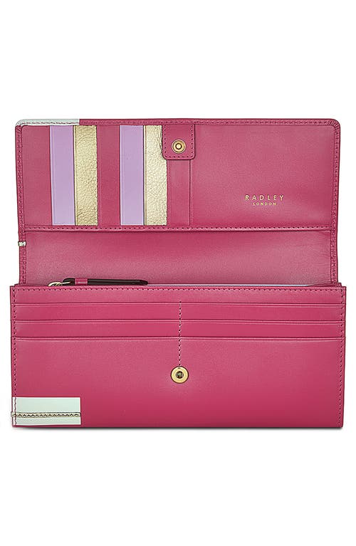 Radley London Magic Carousel Leather Wallet In Coulis