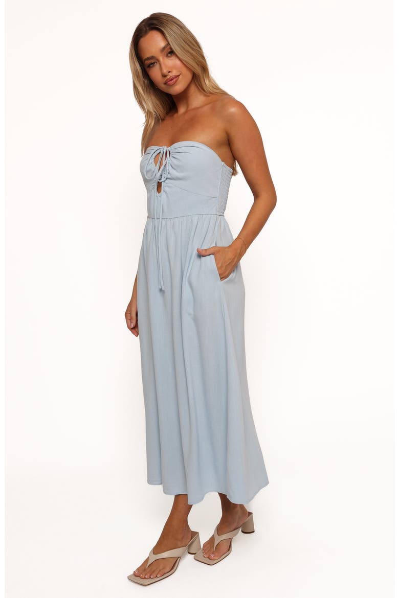 Tanner Linen Maxi Dress, Alternate, color, LIGHT BLUE