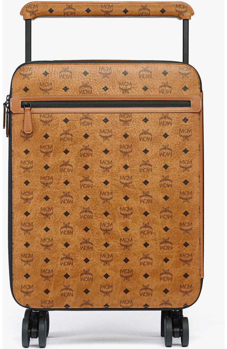 MCM Ottomar Cabin Trolley in Visetos, Main, color, Cognac