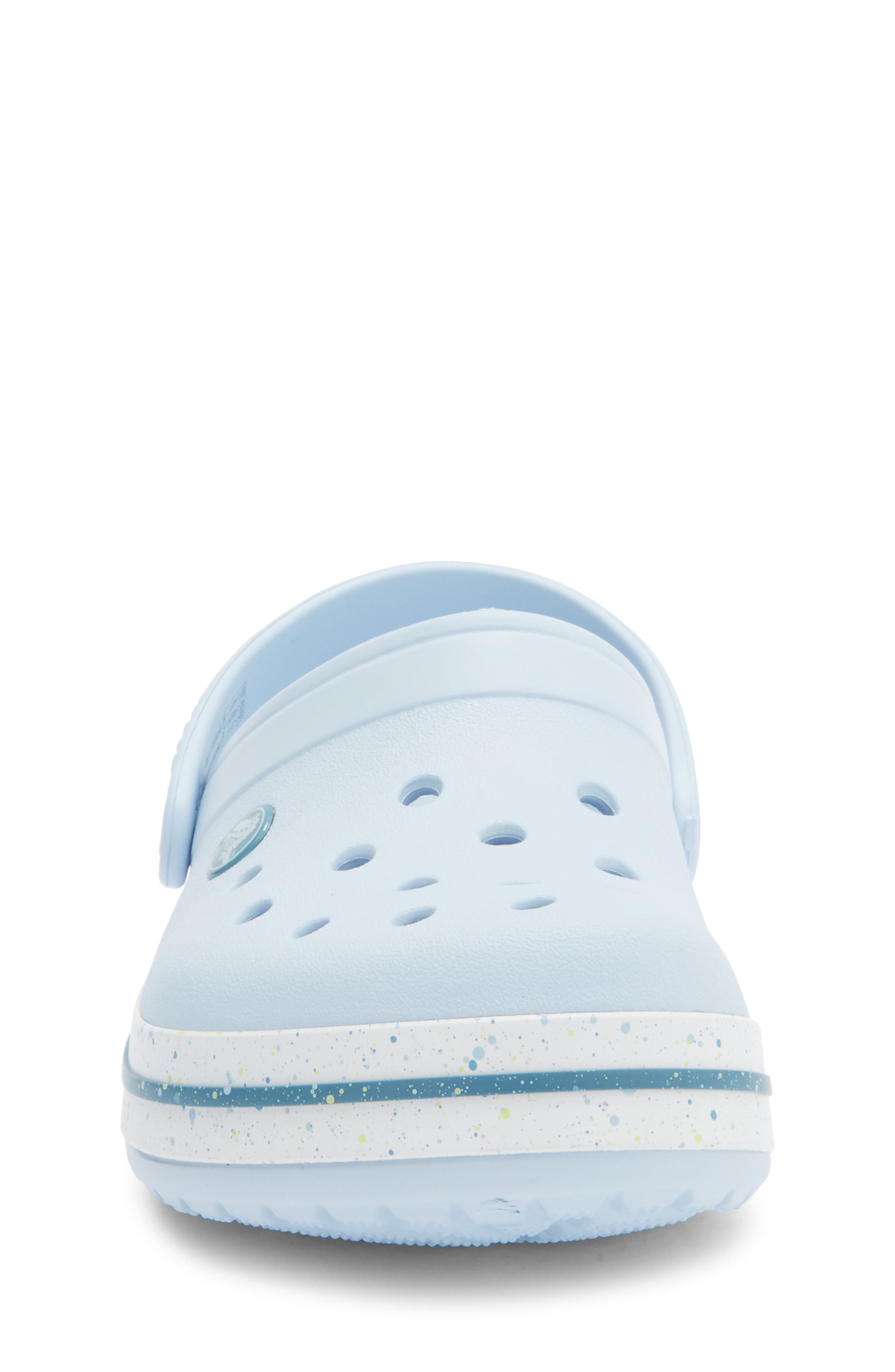 CROCS Kids' Crocband Speckled Band Clogds, Alternate, color, Blue Frost