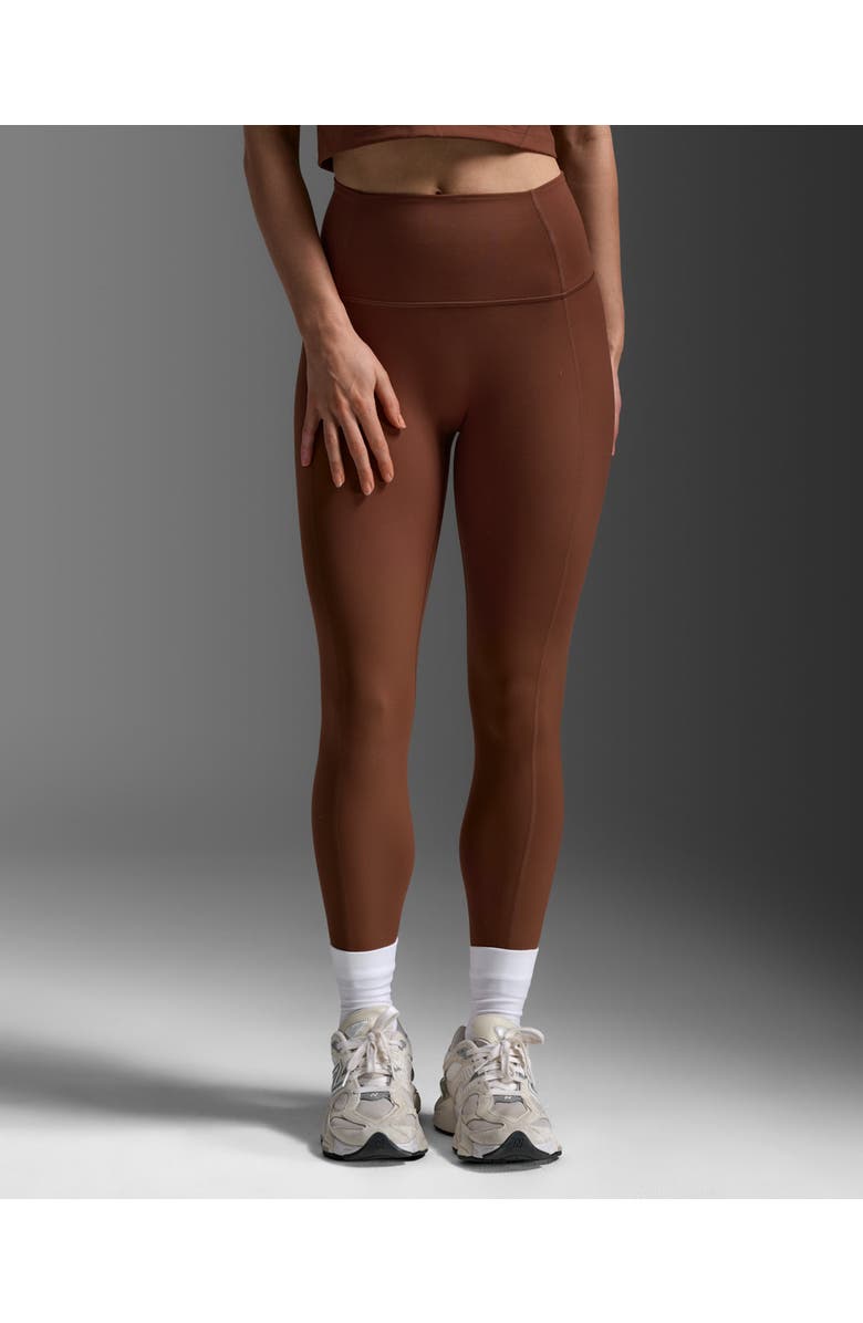 2XU Fluid Hi-Rise Tights, Main, color, Sepia/Sepia