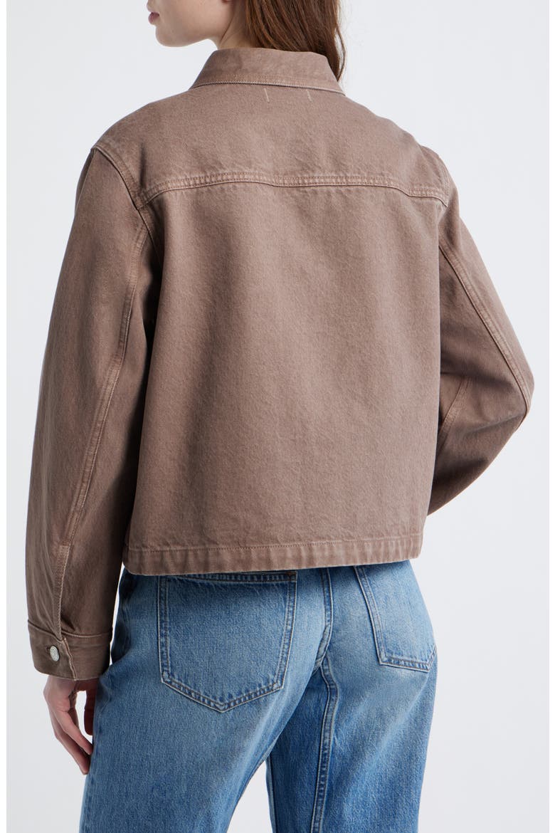 Denim Chore Jacket, Alternate, color, LIGHT UMBER