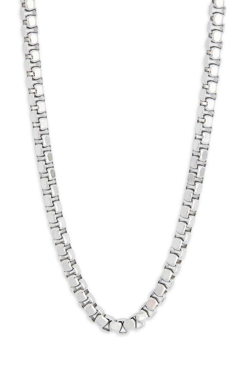 Men's Stainless Steel Rolo Chain Neckalce, Alternate, color, STAINLESS