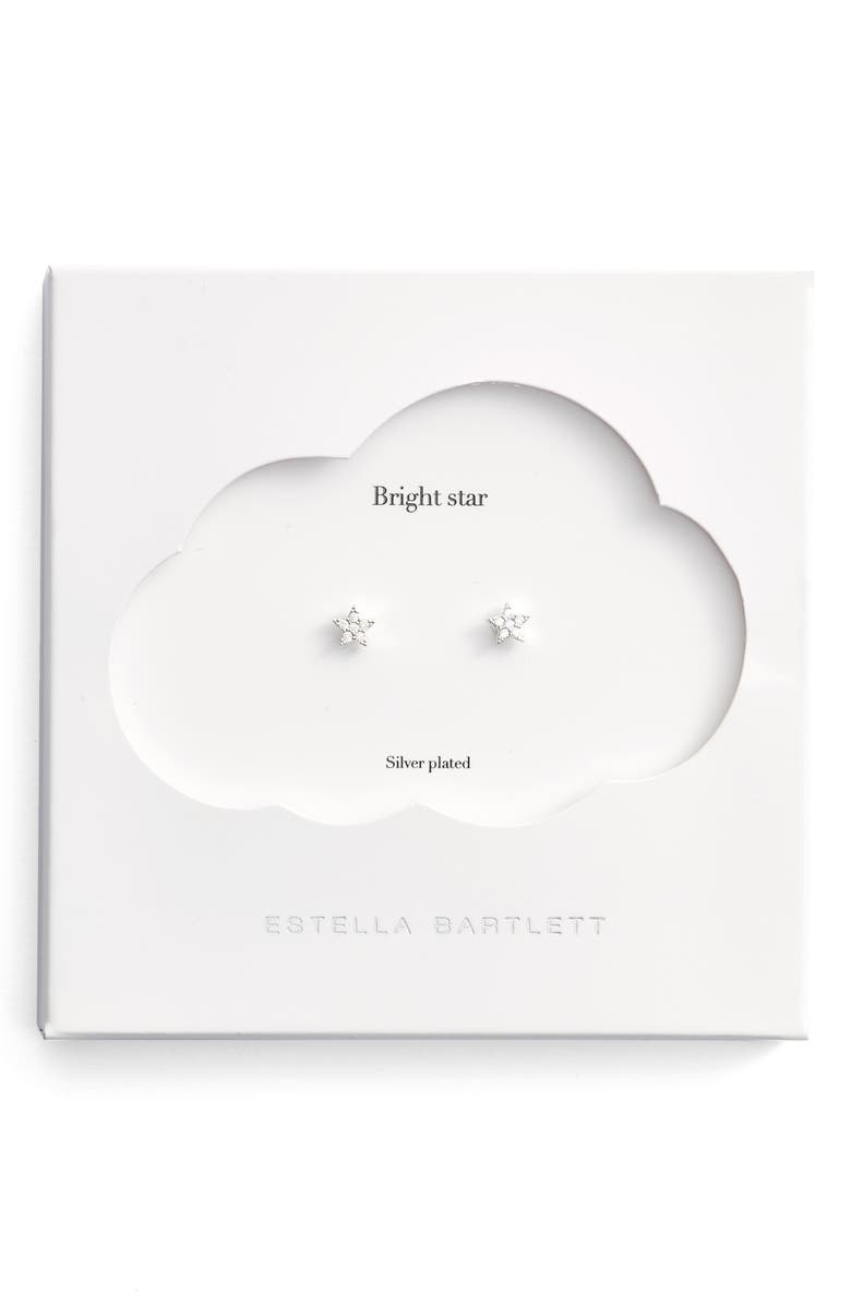 Estella Bartlett Shine Bright Star Stud Earrings, Alternate, color, 