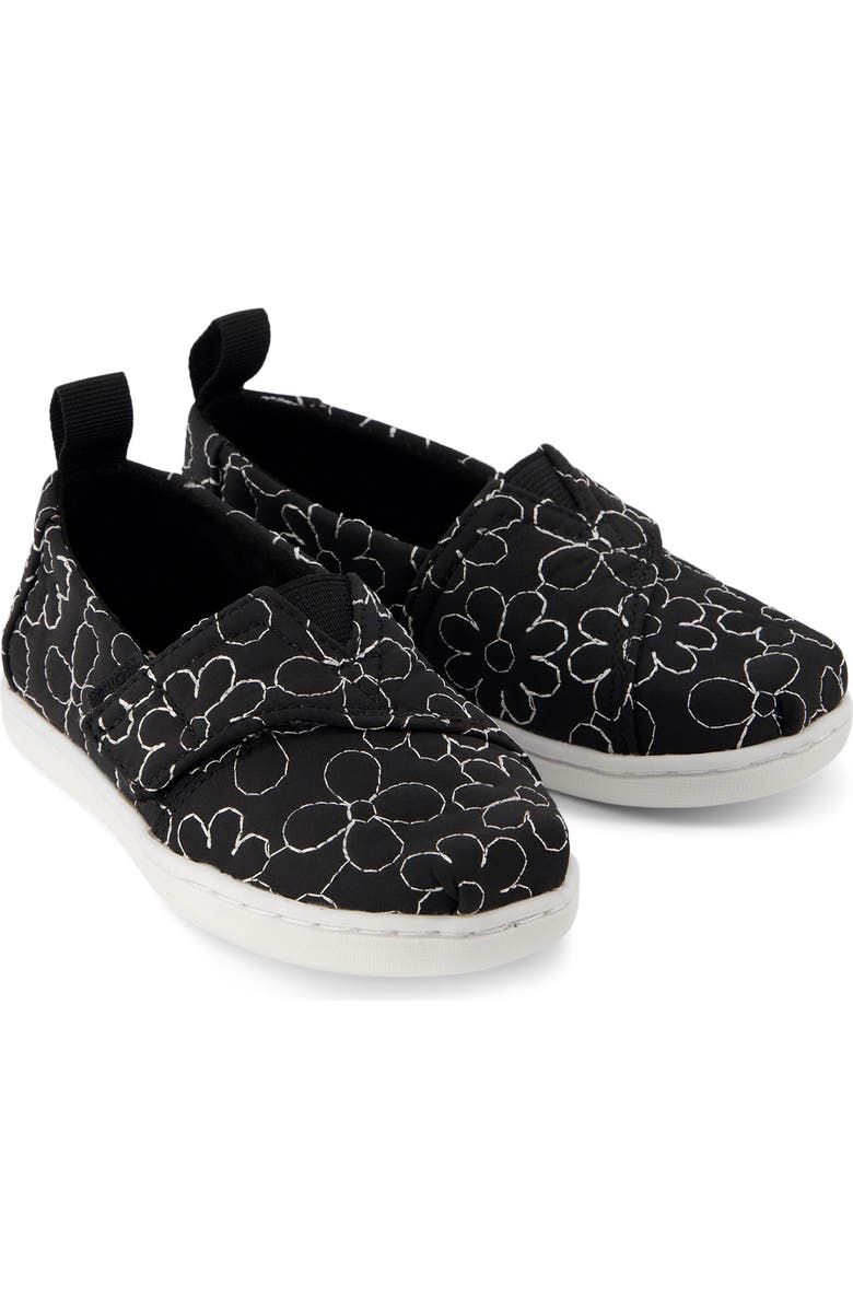 TOMS Kids' Alpargata Slip-On Sneaker, Alternate, color, Black