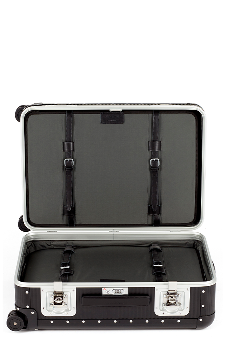 Bank Spinner 68 Suitcase, Alternate, color, Caviar Black