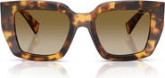 Miu Miu 51mm Gradient Square Sunglasses