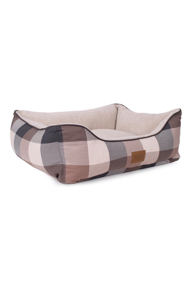 Block Plaid Kuddler Dog Bed, Alternate, color, BLOCK PLAID