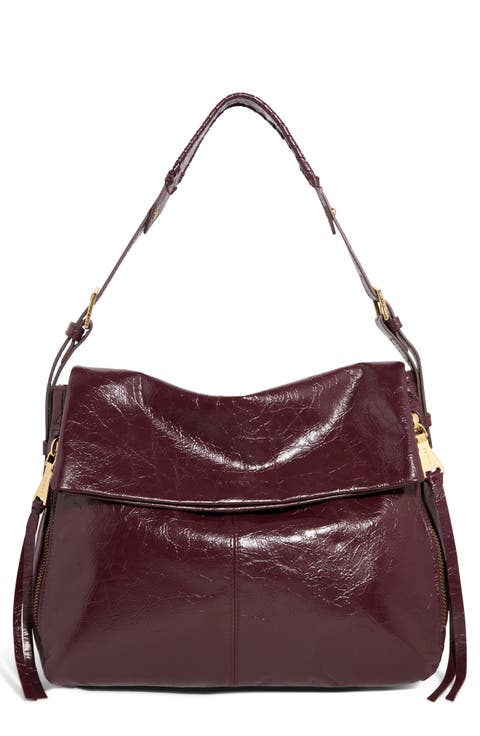 Bali Double Entry Leather Hobo